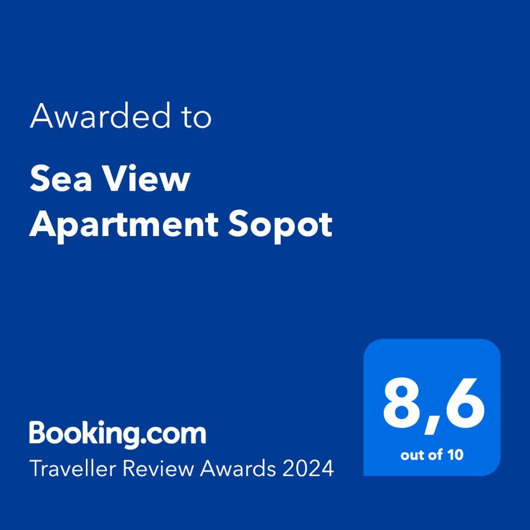 Sea View Apartment- Best View In Sopoty Exteriér fotografie